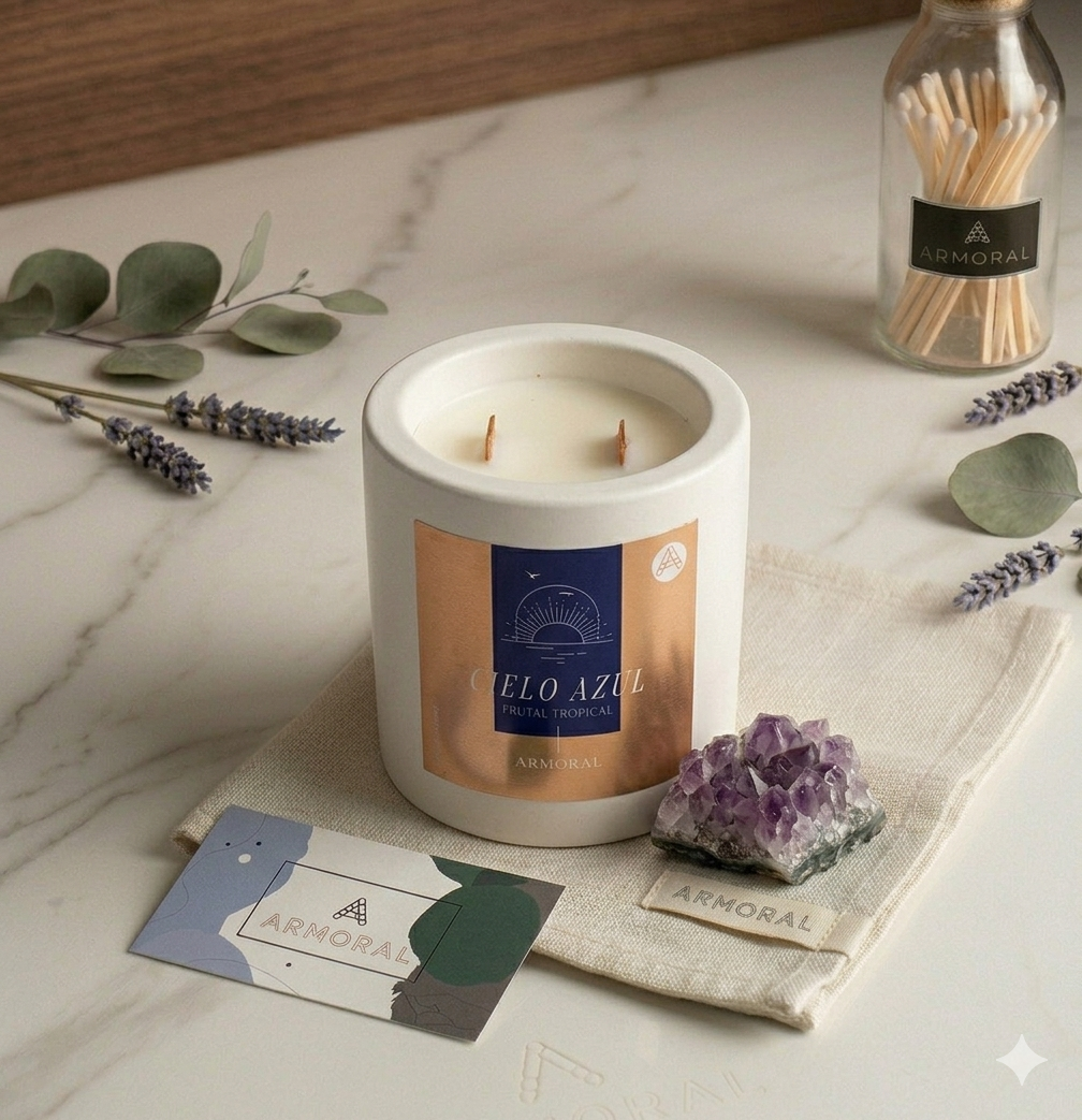Colección Velas Cemento